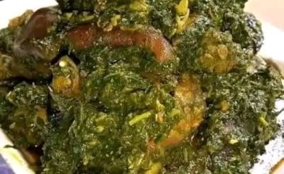 A Traditional Nigerian Recipe For Cooking Afang Soup