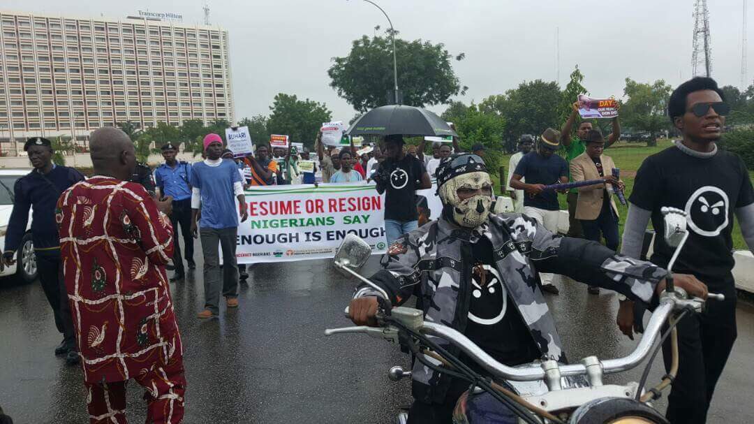 Charlie Boy Leads Protesters In Abuja