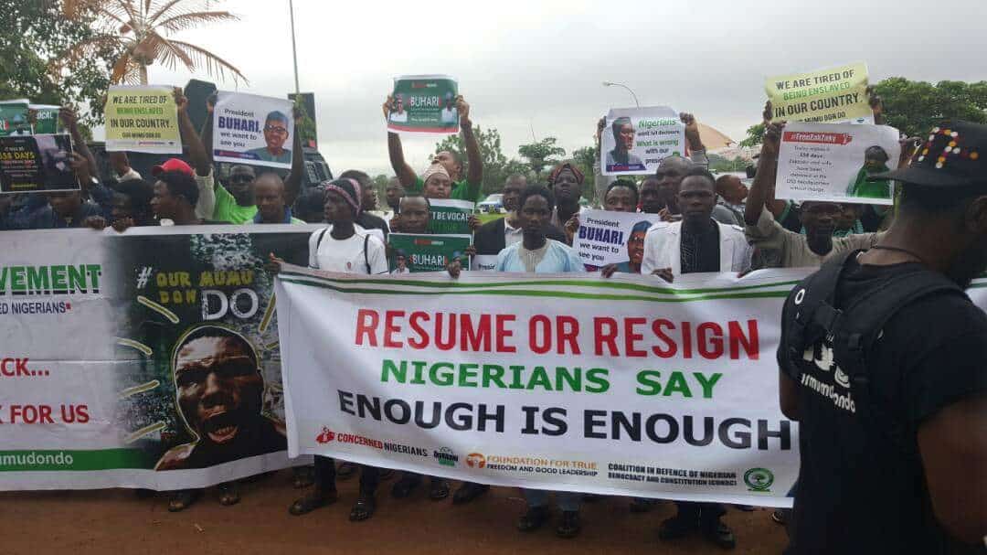 Charlie Boy Leads Protesters In Abuja