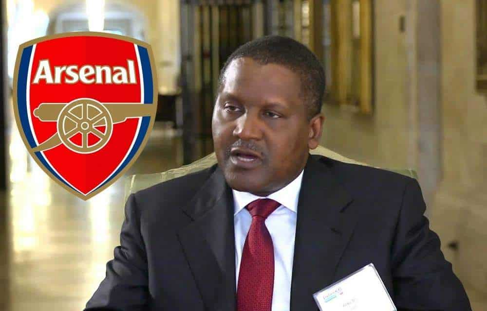 I WILL FIRE WENGER IF I BUY ARSENAL DANGOTE.