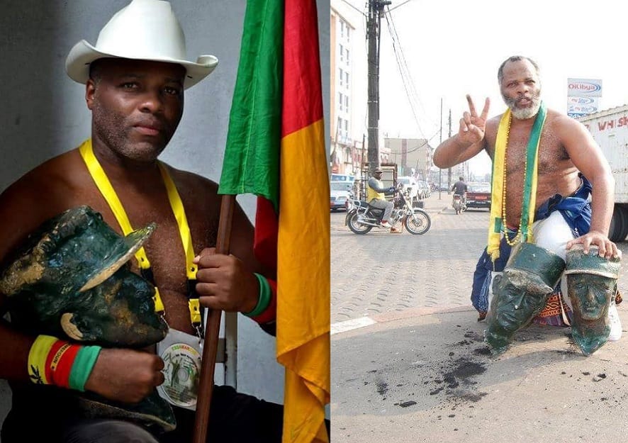 This Cameroonian Nationalist Is Chopping Off Heads Of Colonial Statues