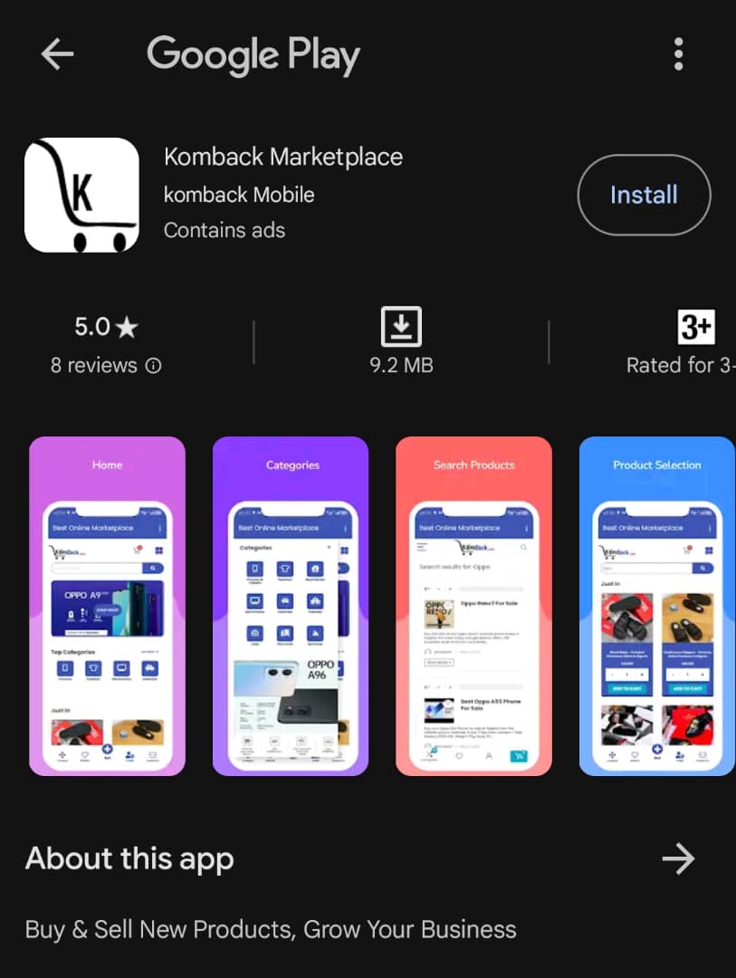 Komback Mobile App Update 2024